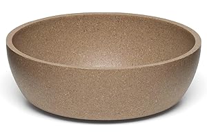 Loving Pets - Dolce Bamboo - Eco-Friendly Pet Bowls & Dishes for Dog, Cats, Puppy Food and Water Bowl -Sustainable and Dishwasher Safe, Made with Real Bamboo (Small, Coffee-Brown)