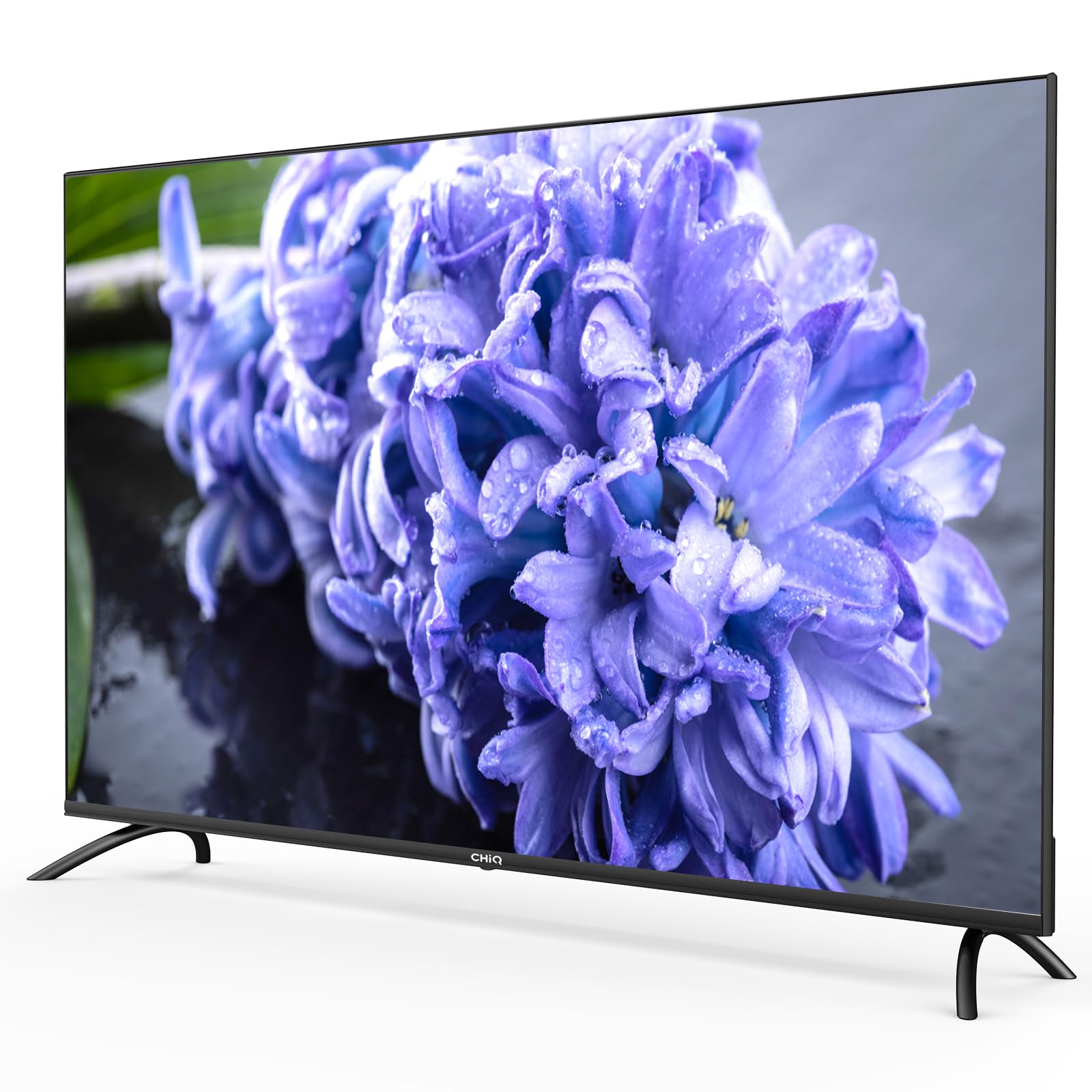 Image showing TV dimensions, remote control, and package contents