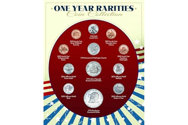 One Year Rarities Coin Collection, Genuine United States Minted Coins, Americana Collectible, Certificate of Authenticity – American Coin Treasures