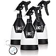 Lumintrail iK Sprayers Multi TR Mini 360 - Trigger Sprayer; for Car Detailing; Ergonomic Comfort Grip; 360 Degree (0.6 Liters) (3-Pack, 5-Pack & 12-Pack) Bundle with Keychain (3)