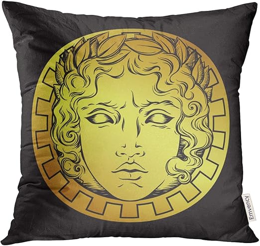 Amazon Com Upoos Throw Pillow Cover Eclectic Antique Style Sun