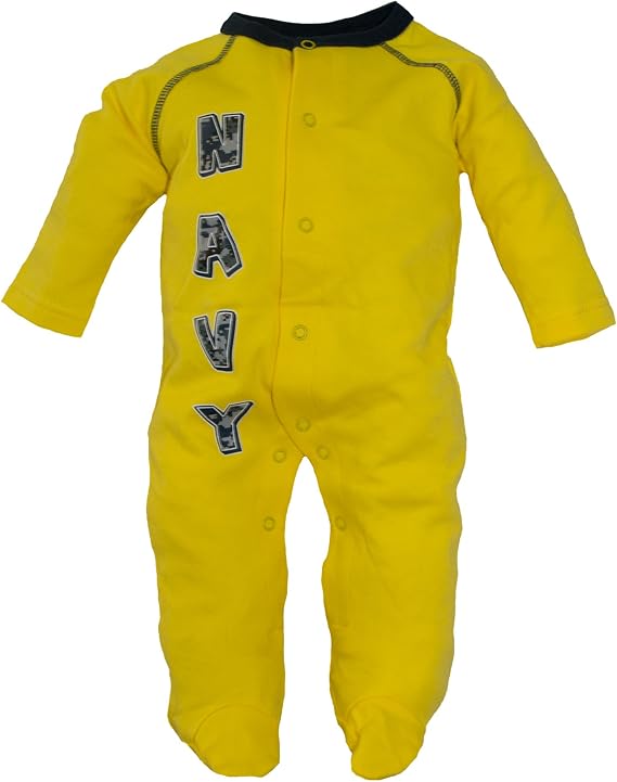 Amazon Co Jp アメリカ海軍 米海軍迷彩服 赤ちゃん服 黄色 パジャマ Us サイズ 9 12 Months カラー イエロー 服 ファッション小物