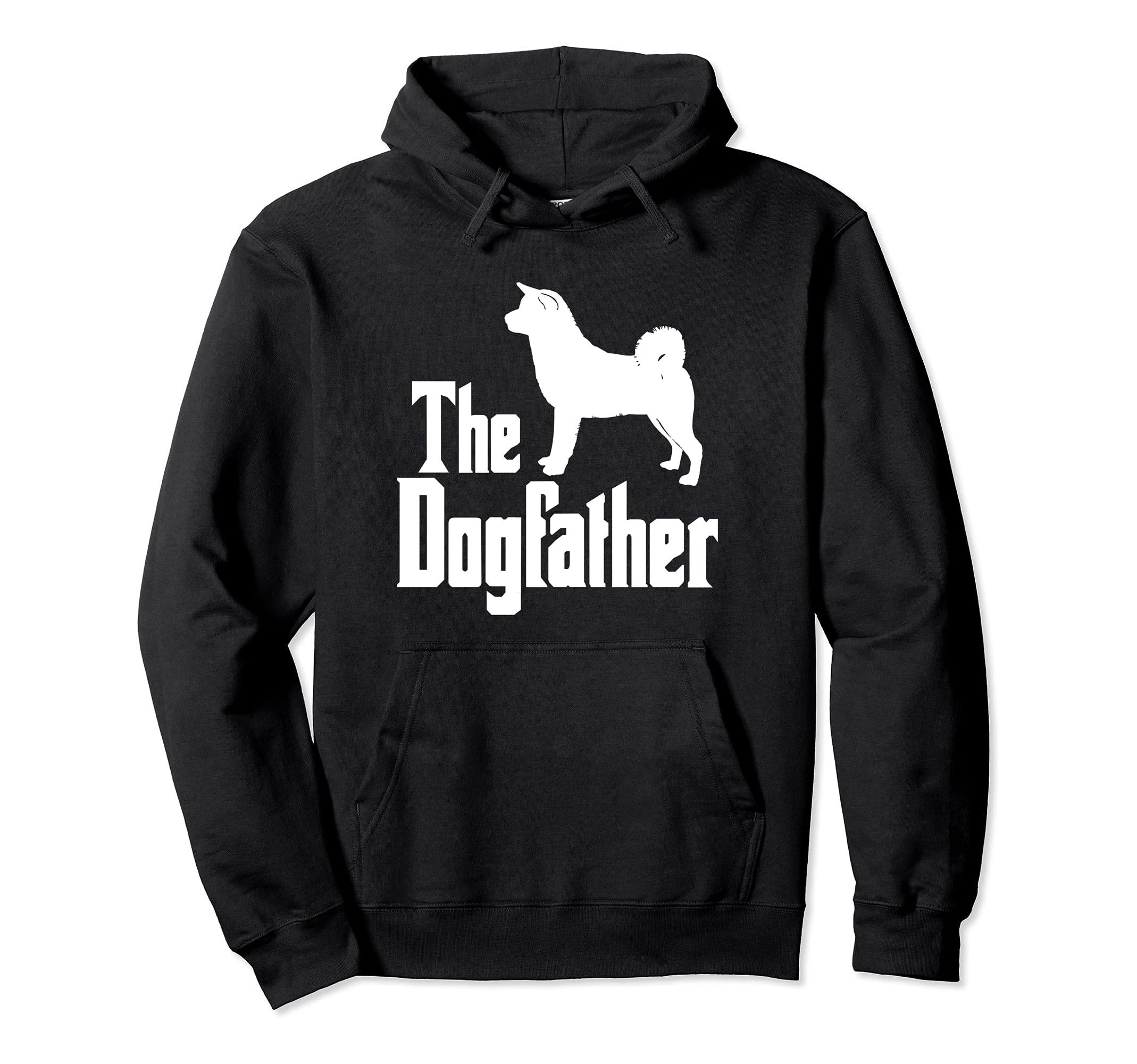 The Dogfather - funny dog gift, funny Akita Pullover Hoodie
