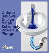 Luigi's Plunger for Sinks and Drains with Large Bellows view 3