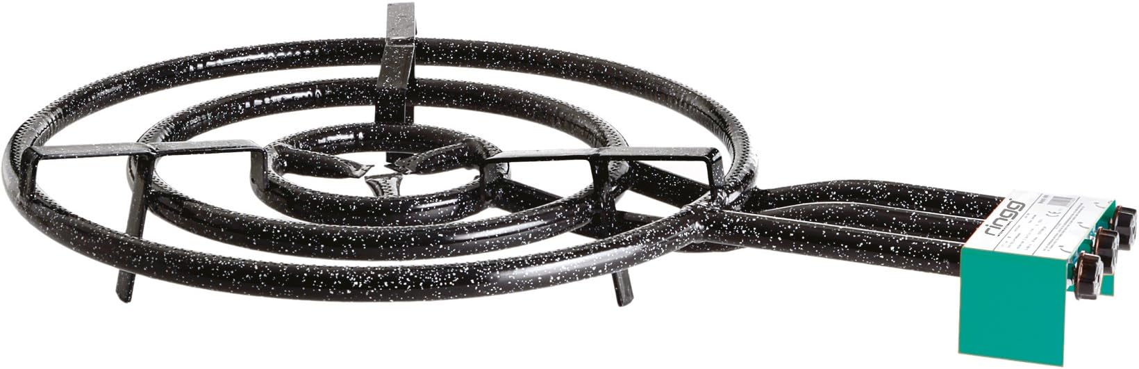 Paella Burner, 3-Brennringe, Ø 60 cm, Wattage 21.0 KW At 30 Mbar. Ideal for Paella Pan, Paella Grill, Cast Iron Grill Plates, Woks, Saucepans Etc..