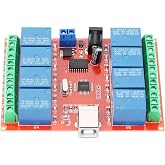 Smart Board, USB Relay, 12V 8 Channel Relay Controller Switch Module Smart Relay Module for Intelligent Switch Control