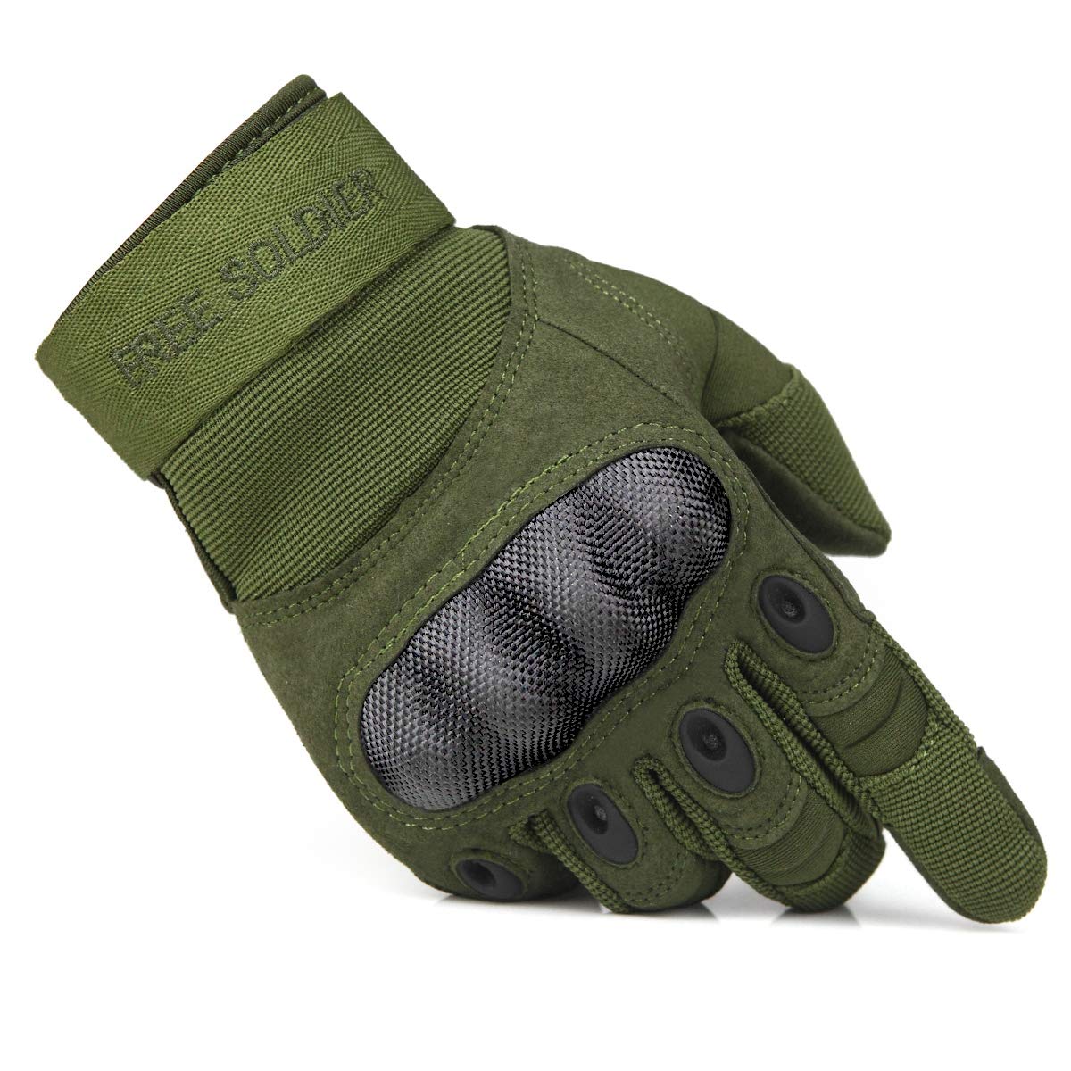 FREE SOLDIER Tactical Gloves for Men Military Hard Knuckle Outdoor