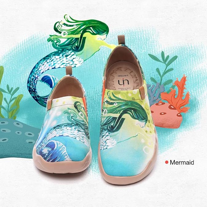 mermaid tennis shoes