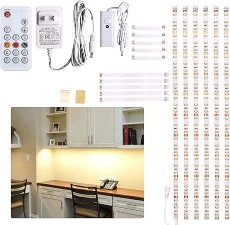 Under Counter Light Dimmable Led Under Cabinet Lighting 6 Pcs