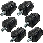 iiLentes 6pcs 924-271 Body Cab Mount Bushing Kit for 1998-2004 Jeep TJ Wrangler Body Position 2 3 or 4