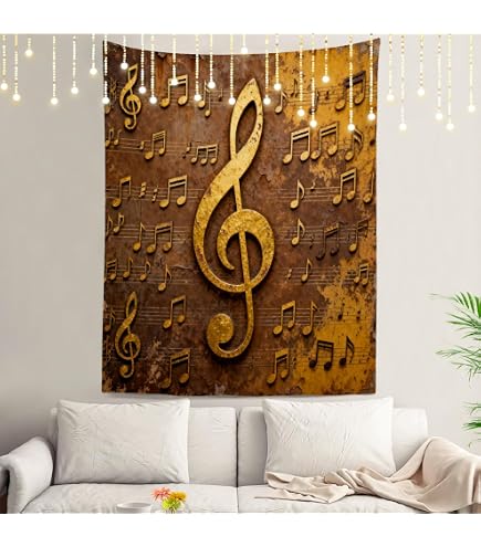 Amazon.com: NYMB Music Tapestry Wall Hanging, Musical Instruments