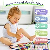 TenFans Busy Board Montessori Toys for Toddlers 3 4 5 Year Olds Sensory Travel view 4