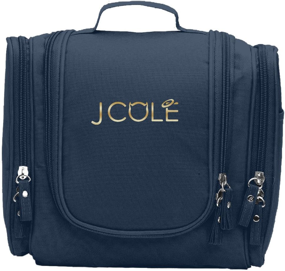 J.Cole Born Sinner Crown On Gold Logo Cosmetic Makeup Bag