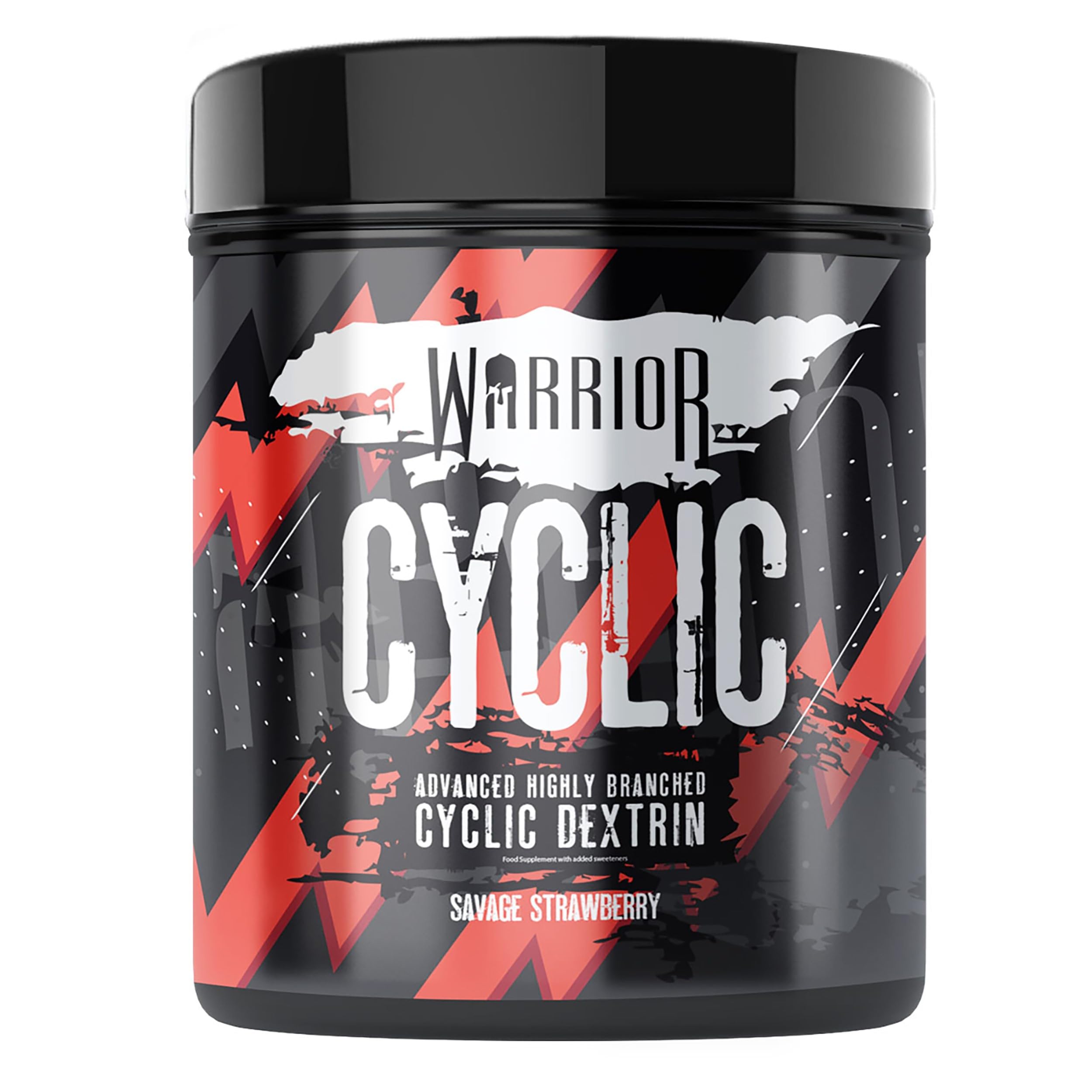 Warrior Cyclic Dextrin 400g - Advanced Pre and Intra-Workout Carbohydrate Source - 16 Servings (Savage Strawberry)