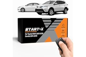 Start-X (USA Brand) Remote Start for Rav4 2013-2018 || Corolla 2014-2019 || 5 Minute Install || Push to Start Vehicles Only |