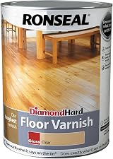 Ronseal Diamond Hard Floor Varnish 5 Litre Gloss DHFVG5L