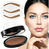 2PCS Eyebrow Stamp Kit, 5-Second Brow Stamp, Dark Brown | Precise Applicator for Natural-Looking, Fuller Brows with a Smudge-Resistant, Long-Lasting Finish