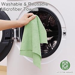 Homaxy Tear Away Dish Cloths Rolls, 40