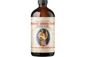 HERBOGANIC Men Wellness Living Bitter 16oz - Natural Blend of Ginseng, Fenugreek, Maca Root, and Cinnamon to Support Stamina and Vitality