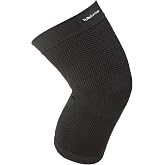 Back on Track Physio Knee Brace 4-Way Stretch 1107 with Welltex Technology, Black, Medium