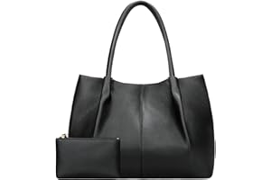 KKXIU Tote Bag for Women Vegan Leather Shoulder Purse Large Capacity Travel Bag