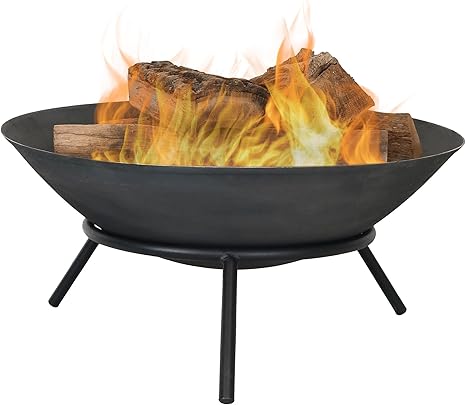 Sunnydaze Cast Iron Fire Pit Bowl Outdoor 22 Inch Fireplace