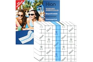 Hion Tattoo Aftercare Waterproof Bandage (F.D.A Approved) Transparent Film Dressing 50 Pre-Cut Sheets4 x 4 Inch Tattoo Cover Up Tape Second Skin Adhesive Bandage Wound Cover for Swimming Shower Shield