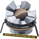Atomic Bomb Nuke Plutonium Sphere Internal Model,Explosive Lens | Historical Nuclear Physics,Oppenheimer Era 3D Craft Assembly Kit,Adult Science Collectible for Military History Fans