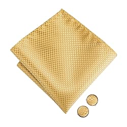 Hi-Tie Gold Yellow Tie Pre-Tied Bow tie 5pc Sets