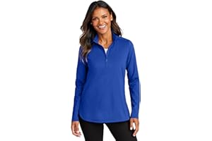 Port Authority Women's Double-Knit Quarter-Zip Pullover