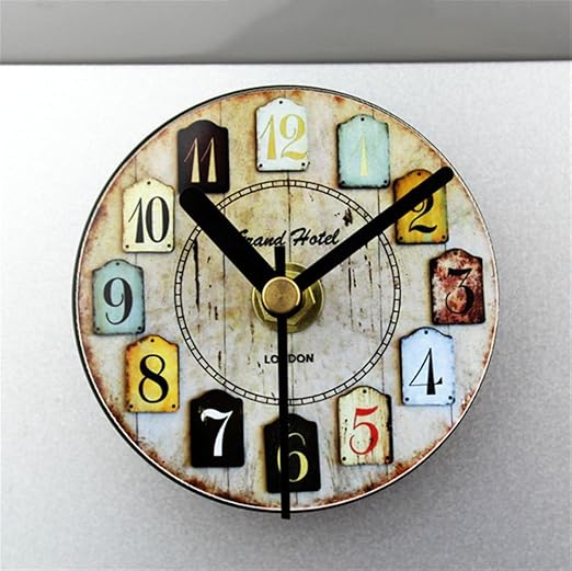 FortuneVin Reloj de Pared decoración Reloj de Cocina Retro de ...