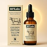 Golden Micro-Peptide Tallow Serum – Gentle Retinol & Niacinamide Facial Essence for Smoother, Hydrated & Revitalized Skin – Nourishing Lipid-Based Serum - 100ml (1pcs)