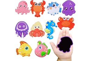 SUPINEEDO Fridge Magnet for Toddlers, Rubber Cute Animal Magnets for Baby,Refrigerator Magnets for Toddlers Educational Learning Toy Gift Whiteboard