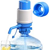 Gofriipai Water Pump for 5 Gallon Water Jug, Manual Water Dispenser Pump | Manual water jug pump fits 3 / 5 gal crown/screw top bottles. Portable hand pump for water jugs, camping, home &amp; outdoor