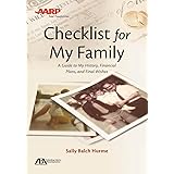 ABA/AARP Checklist for My Family: A Guide to My History, Financial Plans and Final Wishes