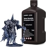 ELEGOO Water Washable 3D Printer Resin Smoky Black 2KG 405nm UV