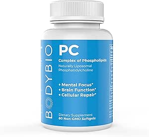 Amazon.com: BodyBio - PC Phosphatidylcholine + Phospholipids ...