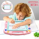 AiTuiTui Magnetic Drawing Board for Toddlers 4 Color Zones Travel Size Stamps view 3