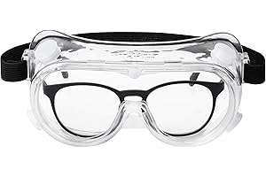 UNCO- Safety Goggles Over Glasses, Protective Goggles, Anti Fog, Work, Safety Glasses Over