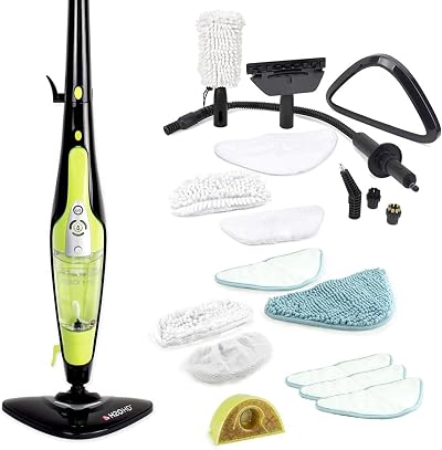 H2O HD PRO Steam Mop and Handheld Cleaner 5 in 1 1500W 15s Heat