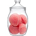 Acrylic Apothecary Jars Set Of 3 - Shatter-Proof Plastic Canisters For Bathroom, Candy, Decor, BPA-Free - View #12