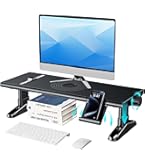 Monitor Stand Riser, Adjustable Monitor Riser With USB Charging Port - View #6