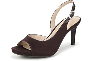 LifeStride Women's Teller 2 Slingback Peep Toe Pumps