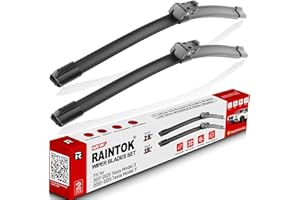RAINTOK 26" 19" Windshield Wiper Blades Replacement for 2017-2023 Tesla Model 3 & 2020 2021 2022 2023 Tesla Model Y Original Factory Quality Front Wipers Blade Set for My Car - (Pack of 2)