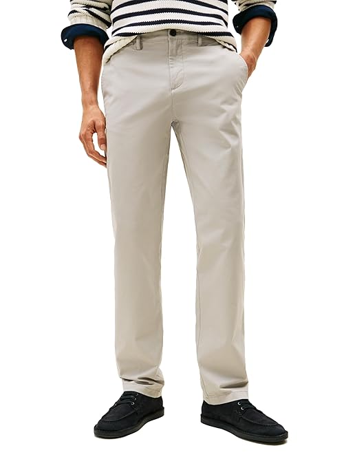 Tommy Hilfiger Men's Chino Pants Custom Fit, Drizzle 32x38