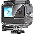 230FT/70M Waterproof Case for GoPro Hero 12 Black/Hero 11 Black/Hero 10 Black/Hero 9 Black, Underwater Diving Housing Protective Case Action Camera Accessories