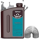 SUNLU High Toughness 3D Printer Resin 2KG, Enhanced Flexible 3D Printing Photopolymer Resin, 405nm UV Fast Curing 3D Resin for Most LCD DLP SLA Resin 3D Printers, Bendable and not Brittle, 2000g Grey