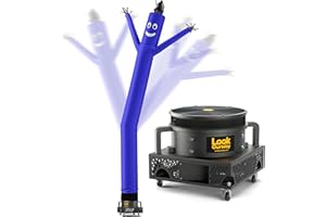 LookOurWay Air Dancers Wacky Waving Inflatable Tube Man Set - 20 Feet Tall Inflatable Dancing Man with Blower for Business Advertising