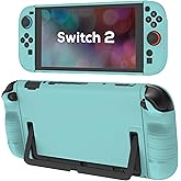TIKOdirect Protective Case for Switch 2, Hard PC Slim Dockable Cover Case Designed for Switch 2 2025, Game Console and Joy Con Controllers, Blue