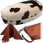MyEyeglassCase Hard Sunglasses case - Women Glasses Case Holder - Large Durable Eyeglass Case Hard Shell with Pouch & Cloth